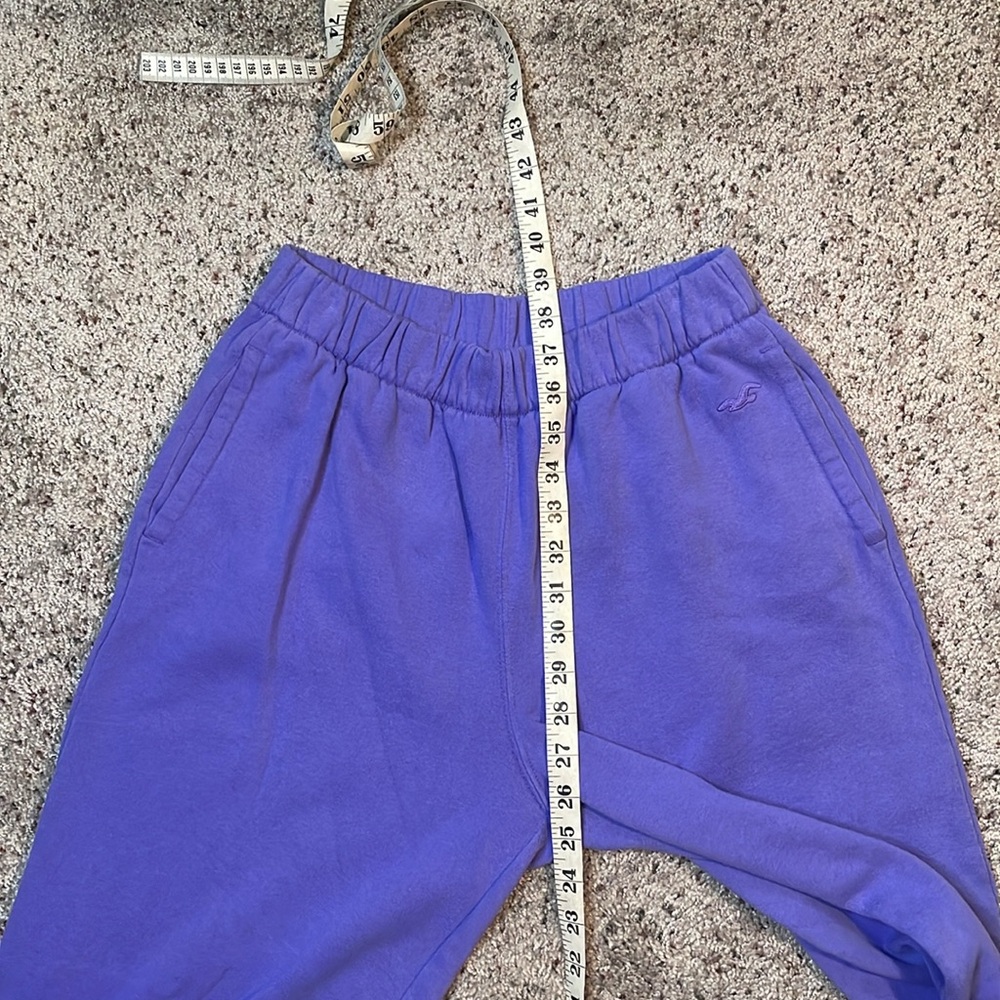 Hollister Adjustable Rise Purple Joggers Size Small - Picture 6 of 6